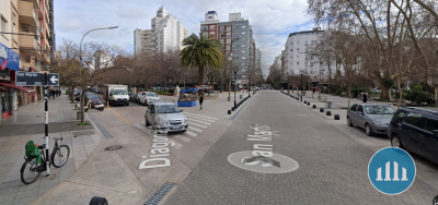 Departamento de 2 ambientes, contrafrente, céntrico